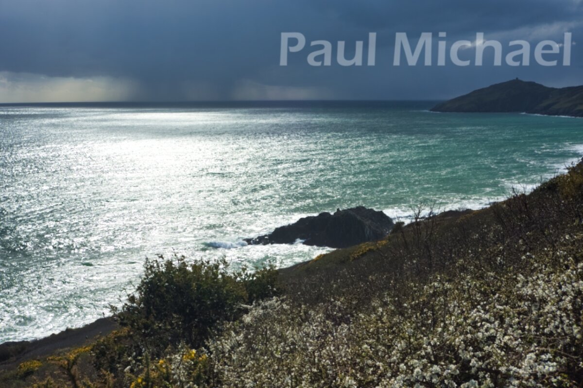 Stormy skies over Rame Head