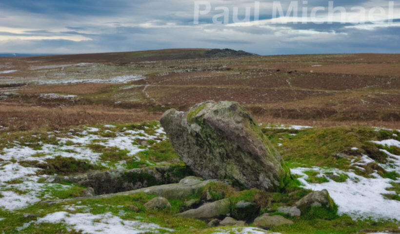 Ancient quoit on the open moor