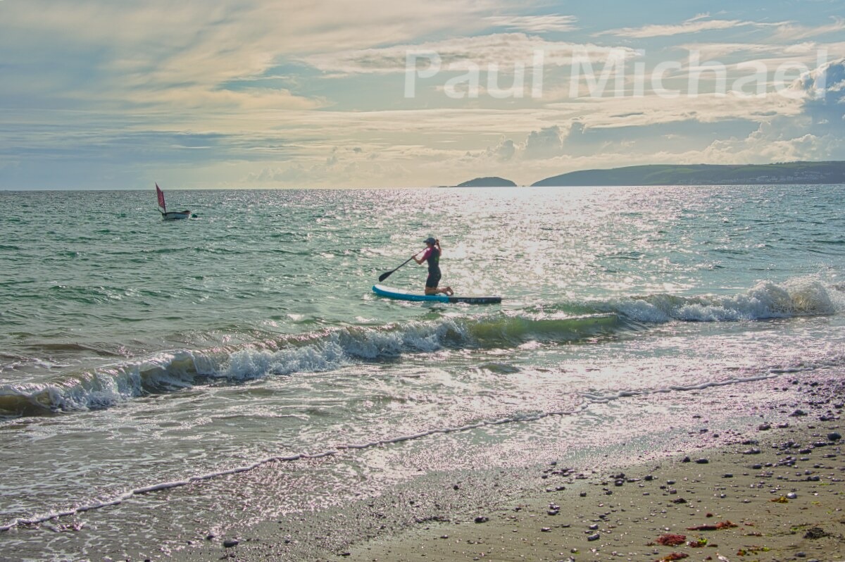 Sunset Paddleboarding