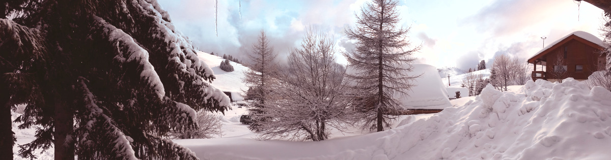 Morning Winter in the French Alps