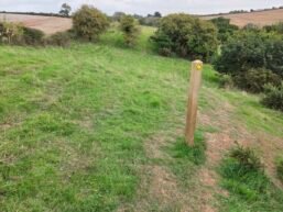 Marker to Footpath