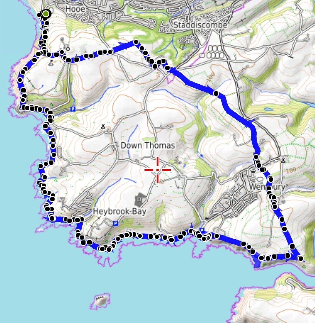 Staddon Stroll Map